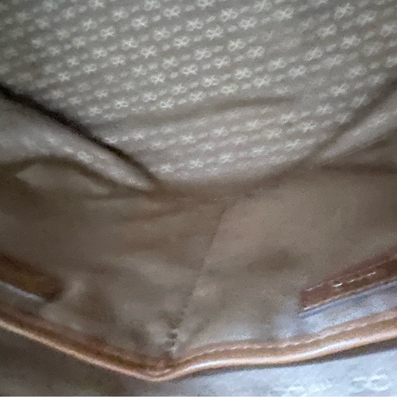 Anya Hindmarch leather satchel in tan leather - with 2 straps (with beach bag) - Picture 5 of 15